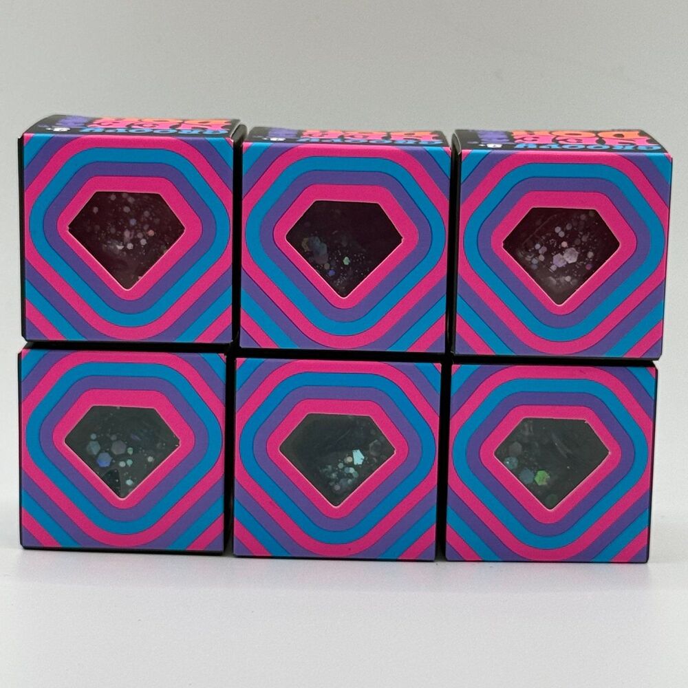 Schylling - NeeDoh Groovy Jewels *TEENIE/MINI Size* Viral Squishy Toy (Set of 6)